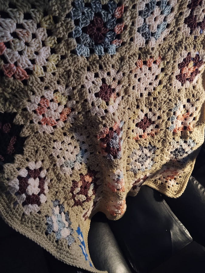 CROCHETED LAP AFGHAN