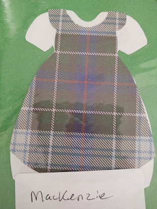 TARTAN GREETING CARD